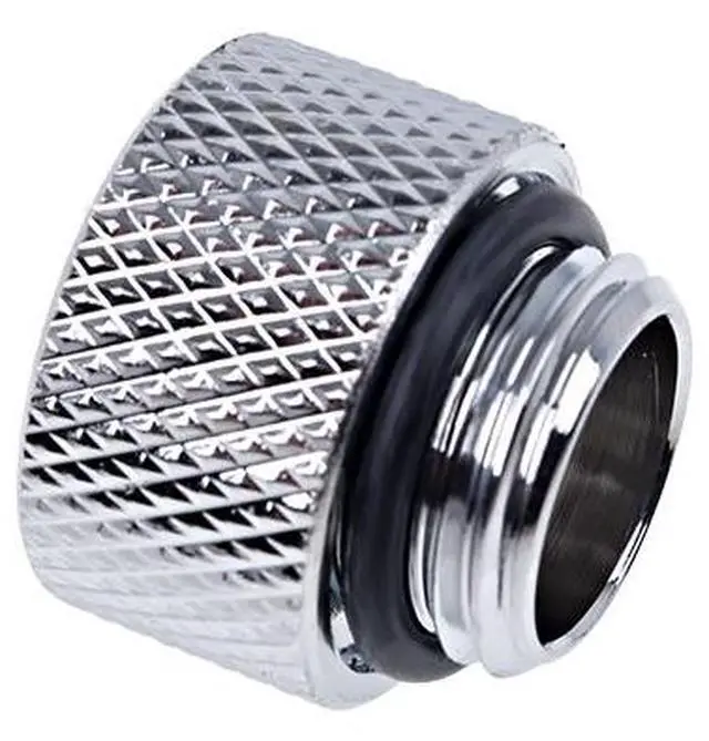 Main image of Alphacool Eiszapfen G1/4" Male to Female Extender Fitting - 10mm - Chrome (17255)