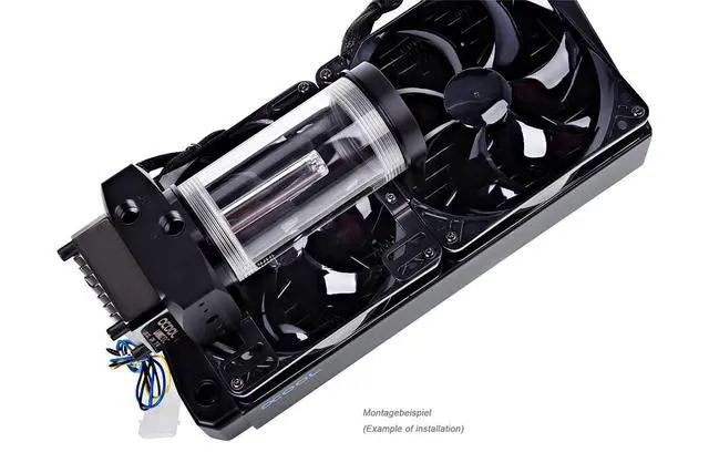 Alt view image 2 of 4 - Alphacool 120/140mm Mounting Bracket for Alphacool Eisbecher - 2 pcs
