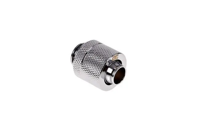 Alt view image 5 of 6 - Alphacool HF G1/4 3/8"ID x 5/8"OD Compression Fitting - Chrome - Six Pack (17388)