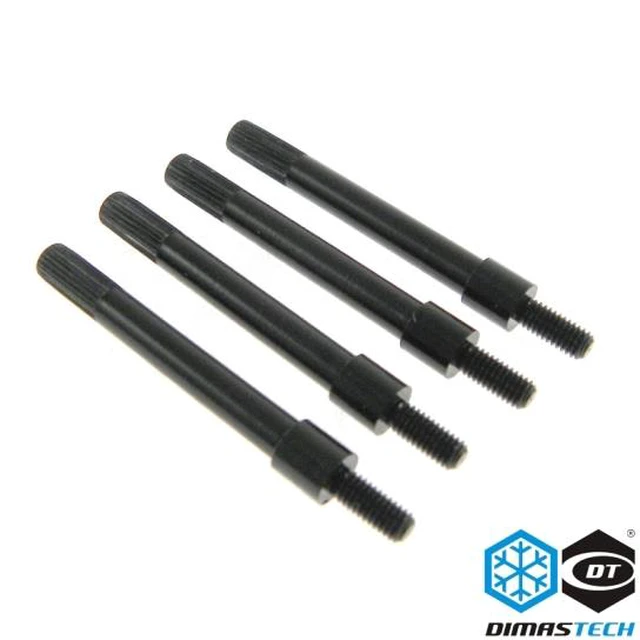 Alt view image 2 of 3 - DimasTech® RadExt Fan Fix 6-32 Thread Radiators (4 Pieces) - Deep Black (DS020)