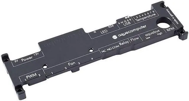 Alt view image 7 of 7 - Aquacomputer Passive Heat Sink for Aquaero 6, Black