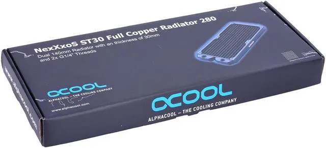 Alt view image 5 of 5 - Alphacool NexXxoS ST30 Full Copper 280mm Radiator (14197)
