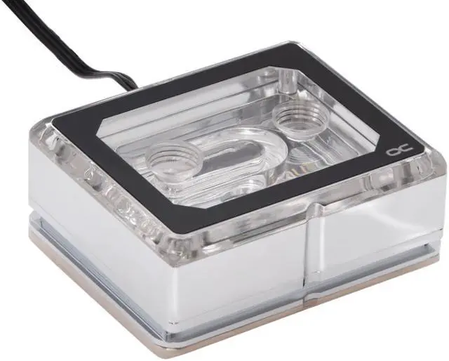 Alt view image 4 of 14 - Alphacool Eisblock XPX Aurora PRO CPU Water Block, Digital RGB, Chrome/Plexi