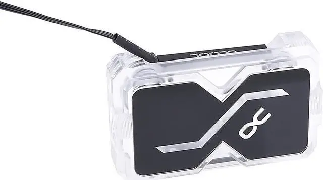 Alt view image 6 of 7 - Alphacool GPX SLI Connector Dual - Plexi - Addressable RGB - 3 PCI-E Space (12940)