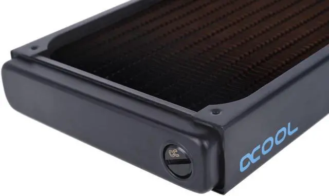 Alt view image 4 of 12 - Alphacool NexXxos ST30 Full Copper Radiator V.2, 480, 120mm x 4, Quad Fan