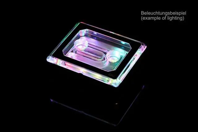 Alt view image 6 of 14 - Alphacool Eisblock XPX Aurora PRO - Plexi Black Digital RGB (12950)