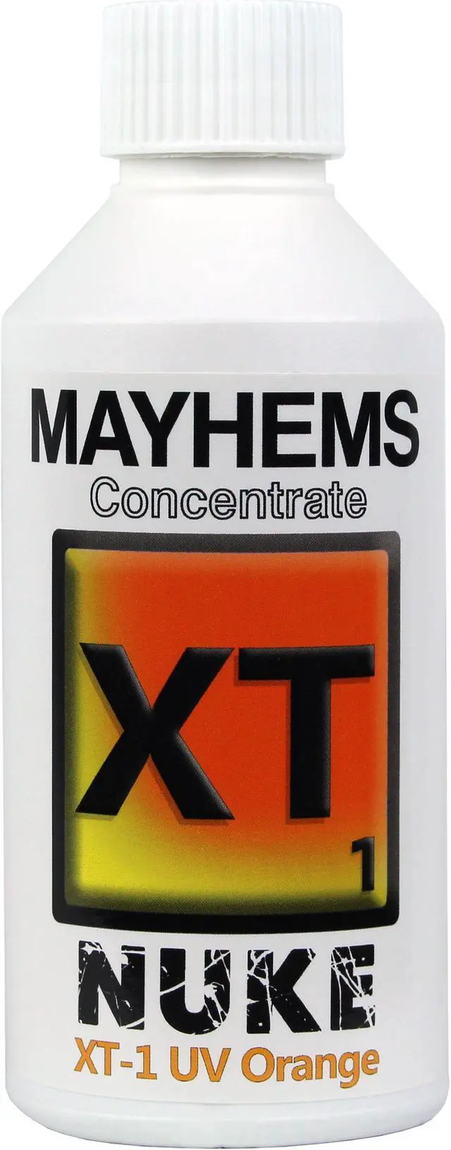 Main image of Mayhems XT-1 Nuke V2 Concentrate Coolant - UV Orange | 250ml (MXT1UVO250)
