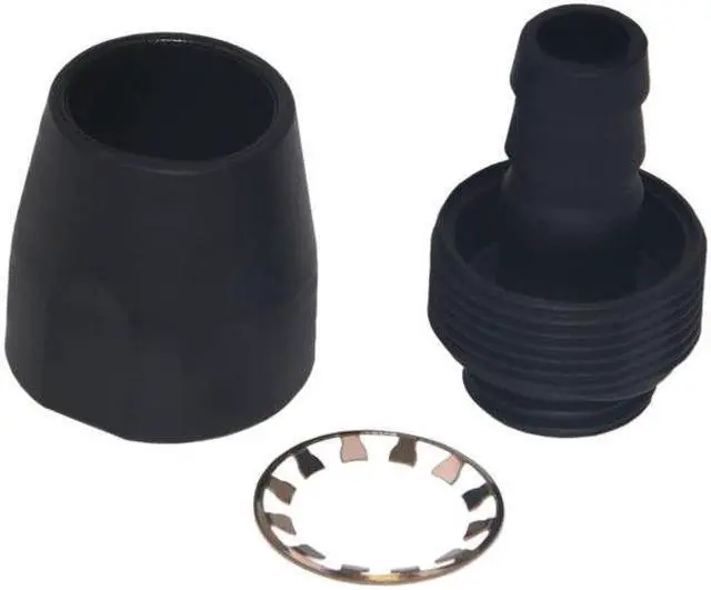 Alt view image 4 of 10 - Alphacool HF Compression Fitting TPV, Black Nylon, 6-Pack
