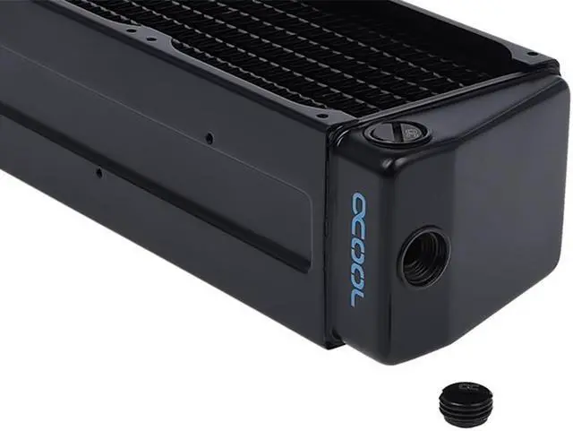 Alt view image 3 of 12 - Alphacool NexXxoS UT60 Full Copper X-Flow 80mm Dual Radiator (14295)