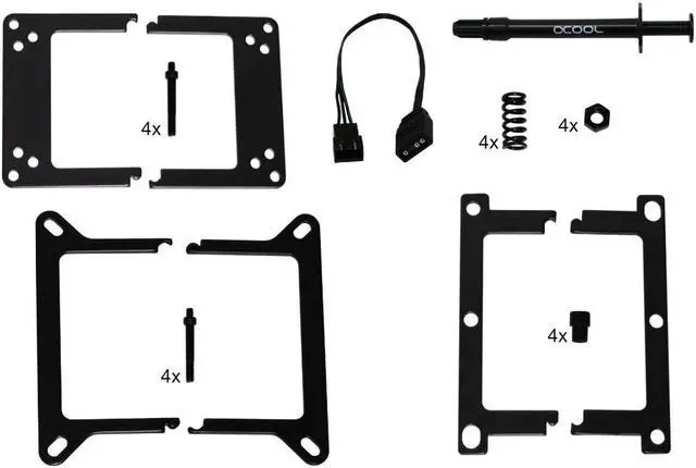 Alt view image 7 of 14 - Alphacool Eisblock XPX Aurora PRO - Plexi Black Digital RGB (12950)
