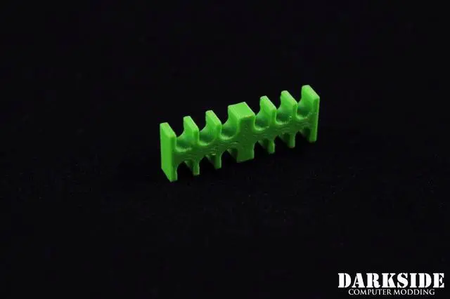 Alt view image 2 of 2 - Darkside 12-Pin Cable Management Holder - Green (3DS-0033)