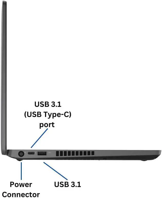 Alt view image 2 of 3 - DELL Latitude 5500 Windows 11 Pro Intel Core i5 8th Gen 8265U 1.60Gz 16GB RAM 256GB SSD WIFI Webcam Bluetooth Ethernet Biometric Device Trusted Module 2.0 HDMI 15.6" FHD Intel UHD 620, Dell AC Adapter