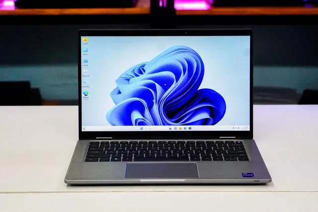 Alt view image 2 of 6 - DELL Latitude 7420 Silver Convertible 2-in-1 Laptop Intel Core i5-1145G7 16GB Memory 256GB PCIe SSD WIFI Webcam Bluetooth Backlit Keyboard Intel Iris Xe Graphics 14.0" Touchscreen FHD Windows 11 Pro