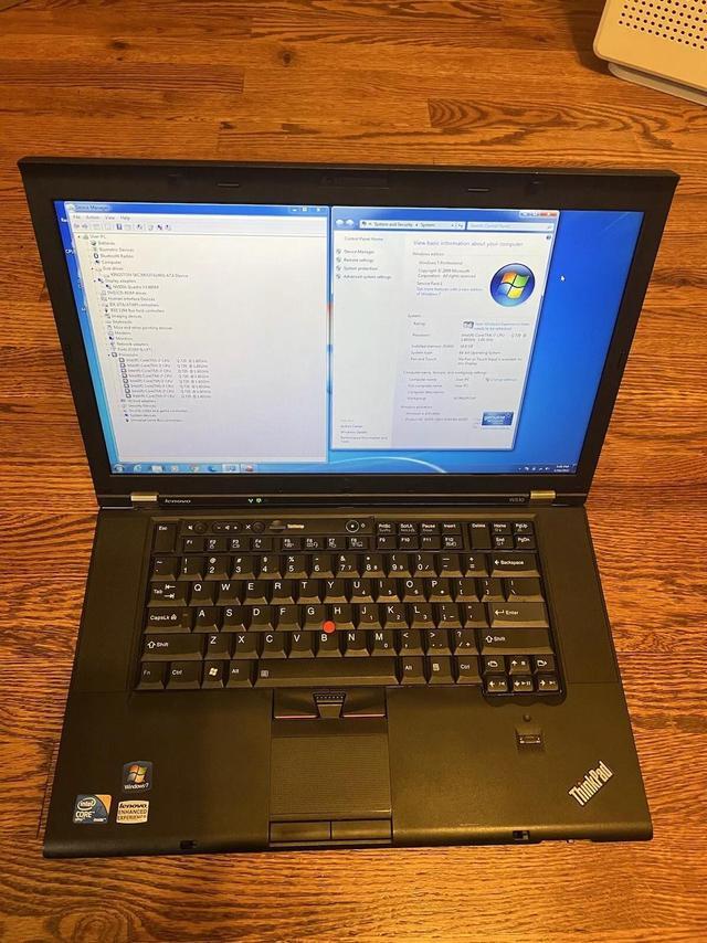 Main image of Lenovo ThinkPad W510 Intel Quad Core i7 Q 720 1.60Gz 6GB 128GB SSD DVD RW WIFI Wireless Web Camera Fingerprint Reader Bluetooth 15.6" HD+ NVIDIA FX 880M 1GB Windows 7 Pro AC Adapter Good Battery