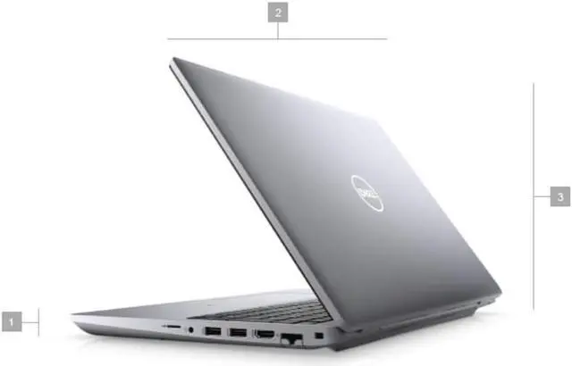 Alt view image 6 of 6 - DELL Latitude 5421 Business Notebook Intel Core i5 11500H 16GB RAM 256GB SSD WIFI Webcam Bluetooth Type C Port 14" HD Screen Intel UHD Graphics Windows 10 Pro 64 bit Titan Gray