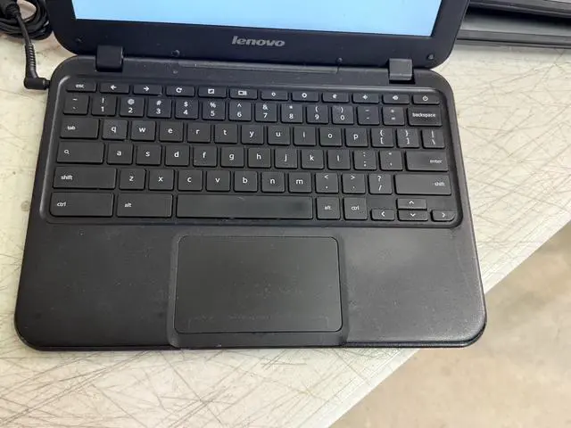 Alt view image 2 of 3 - Lenovo Chromebook N21 80MG0001US Intel Celeron N2840 X2 2.16GHz 4GB 16GB Webcam WIFI Bluetooth, Black Battery AC Adapter