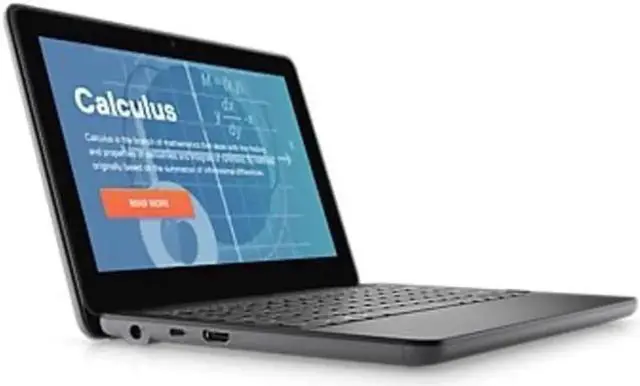 Main image of DELL Latitude 3120 Laptop - Intel Pentium N6000 - Quad Core 1.10Ghz - 128GB SSD - 8GB RAM - WIFI - Bluetooth - Webcam - 11.6" 1366x768 -  HDMI - Type C Port - Working Battery - AC Adapter - Windows 11