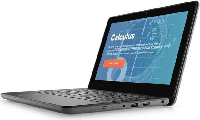 Alt view image 2 of 4 - DELL Latitude 3120 Laptop - Intel Pentium N6000 - Quad Core 1.10Ghz - 128GB SSD - 8GB RAM - WIFI - Bluetooth - Webcam - 11.6" 1366x768 -  HDMI - Type C Port - Working Battery - AC Adapter - Windows 11