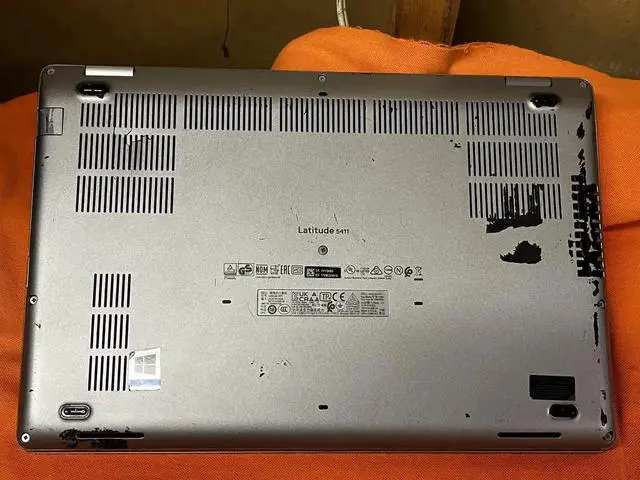 Alt view image 3 of 3 - DELL Latitude 5411 Business Laptop Intel Intel i5 10400H 2.60Gz 8GB RAM 256GB SSD WIFI Webcam Backlit Keyboard 14.0" HD Screen Intel UHD Graphics HDMI Type C Smartcard reader Slot USBs Windows 11 Pro