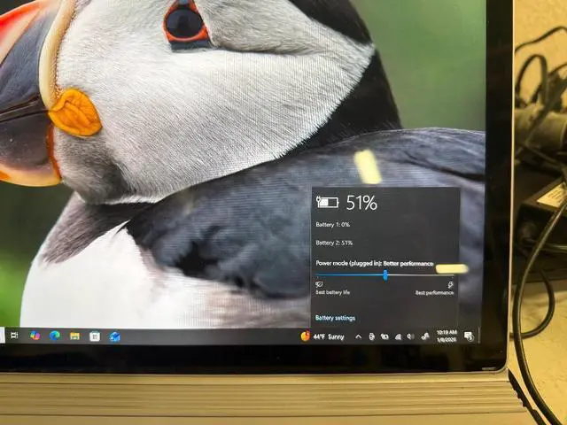 Alt view image 3 of 4 - Microsoft Surface Book 2-in-1 Intel Core i5 6300U 2.40Gz 8GB RAM 128GB SSD WIFI Webcam Biometric Bluetooth 13.5" Touchscreen Intel HD 520 graphic Win 10 Pro 2 X USB 3.0 Mini DisplayPort SD