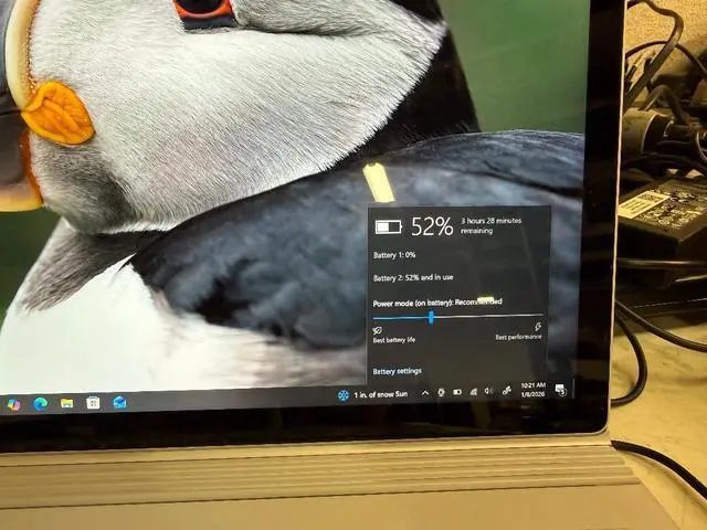 Alt view image 4 of 4 - Microsoft Surface Book 2-in-1 Intel Core i5 6300U 2.40Gz 8GB RAM 128GB SSD WIFI Webcam Biometric Bluetooth 13.5" Touchscreen Intel HD 520 graphic Win 10 Pro 2 X USB 3.0 Mini DisplayPort SD