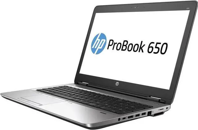 Alt view image 2 of 3 - HP ProBook 650 G3 Intel Core i5 7200u 2.50Gz 8GB RAM 256GB SSD DVDRW WIFI Webcam Type C USB Smartcard Slot Fingerprint Reader 9 pin Serial Port Intel HD Graphics 4600 15.6" Windows 10 Pro 64Bit
