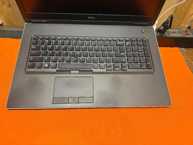 Alt view image 4 of 4 - Dell Precision 7740 Mobile Workstation Intel 9850H 2.60Gz 32GB RAM 1TB NVMe WIFI Webcam Bluetooth Backlit Keyboard 17.3" FHD Nvidia Quadro RTX 3000 w/ 6GB GDDR6 Windows 11 Pro