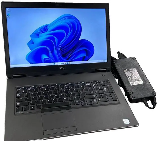 Main image of DELL Precision 7740 Mobile Workstation Intel 9850H 2.60Gz 32GB RAM 2 X 512 NVMe WIFI Webcam Bluetooth Backlit Keyboard 17.3" FHD Nvidia Quadro RTX 3000 w/ 6GB GDDR6 Windows 11 Pro