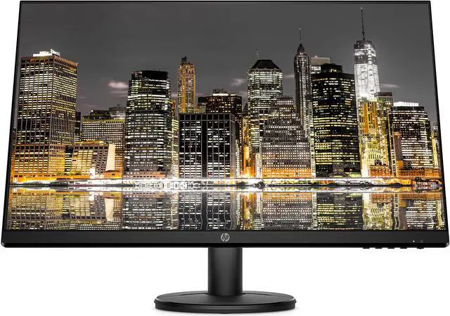 Alt view image 2 of 7 - HP V27i 27 Inch IPS LED FHD Backlit Monitor 2-Pack Bundle with Fully Adjustable Desk Mount Monitor Stand