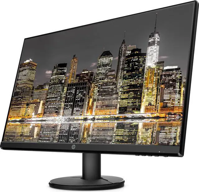 Alt view image 4 of 7 - HP V27i 27 Inch IPS LED FHD Backlit Monitor 2-Pack Bundle with Fully Adjustable Desk Mount Monitor Stand