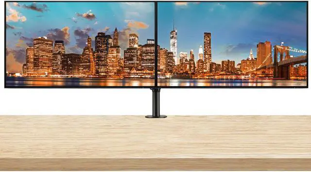 Main image of HP Z27q G3 27 Inch IPS LED Backlit Monitor 2-Pack Display Bundle with QHD 2560 x 1440, Blue Light Filter, HDMI, DisplayPort, Desk Mount Clamp Fully Adjustable Dual Monitor Stand