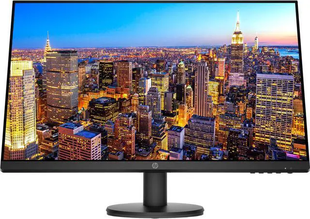 Alt view image 2 of 6 - HP P27v G4 27 Inch IPS LED Backlit Monitor 2-Pack Bundle with FHD 1920 x 1080, Blue Light Filter, HDMI, VGA