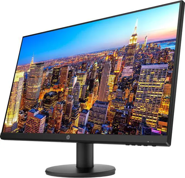 Alt view image 4 of 6 - HP P27v G4 27 Inch IPS LED Backlit Monitor 2-Pack Bundle with FHD 1920 x 1080, Blue Light Filter, HDMI, VGA