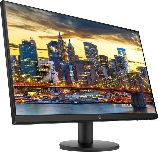 Alt view image 3 of 7 - HP P27v G4 27 Inch IPS FHD 1920x1080 Monitor 2 Pack Bundle with HDMI, Low Blue Light, 2 Bluetooth Speakers for Professional Sound, Built-in Mic and Remote Shutter