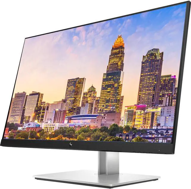 Alt view image 4 of 6 - HP EliteDisplay E27 G4 27 Inch IPS LED Backlit Monitor 2-Pack Bundle with FHD 1920 x 1080, Blue Light Filter, HDMI, VGA, DisplayPort