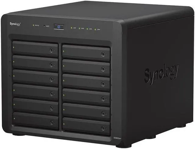Alt view image 2 of 5 - Synology DiskStation DS3622xs+ NAS Server with Xeon 2.2GHz CPU, 48GB Memory, 144TB HDD Storage, 2 x 10GbE LAN Ports, DSM Operating System