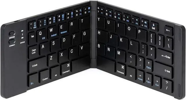 Alt view image 5 of 5 - HP E14 FHD (1920 x 1080) Portable Travel Monitor Bundle with USB Type-C, Black Matte Bluetooth Folding Wireless Keyboard, and Black Pebble M355 Bluetooth Wireless Mouse