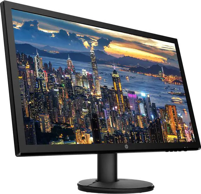 Alt view image 2 of 7 - HP V24 FHD 1920x1080 Monitor Bundle with HDMI, FreeSync, Low Blue Light, and Mini Bluetooth Speaker for Professional Sound, Built-in Microphone and Remote Shutter for Photos