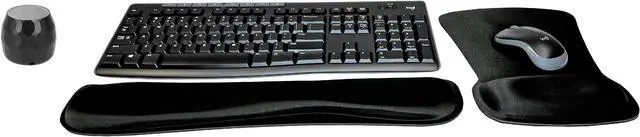 Main image of Logitech MK270 Wireless Keyboard & Mouse Combo Active Lifestyle Travel Home Office Must-Have Modern Bundle with Micro Glam Portable Wireless Bluetooth Speaker, Gel Wrist Pad & Gel Mouse Pad