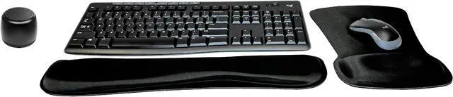 Main image of Logitech MK270 Wireless Keyboard & Mouse Combo Active Lifestyle Travel Home Office Must-Have Modern Bundle with Micro Portable Wireless Bluetooth Speaker, Gel Wrist Pad & Gel Mouse Pad