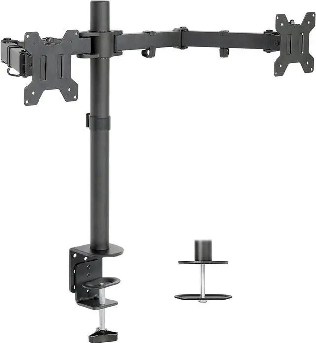 Alt view image 7 of 7 - HP Z24nf G2 23.8 Inch Full HD 1080p IPS LED Monitor (1JS07A8#ABA) 2-Pack Bundle with HDMI, DisplayPort, VGA, USB Ports, and Dual Monitor Desk Mount Stand with Clamp