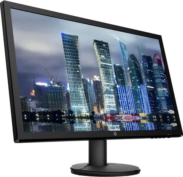Alt view image 3 of 7 - HP V24 FHD 1920x1080 Monitor 2 Pack Bundle with HDMI, FreeSync, Low Blue Light, and 2 Bluetooth Speakers for Professional Sound, Built-in Microphone and Remote Shutter for Photos