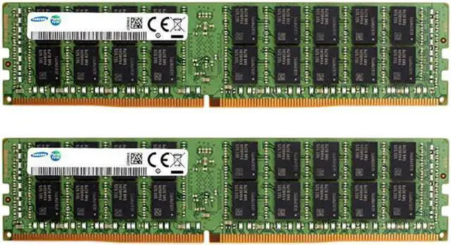 Main image of Samsung Memory Bundle with 64GB (2 x 32GB) DDR4 PC4-21300 2666MHz RDIMM (2 x M393A4K40CB2-CTD) Registered Server Memory