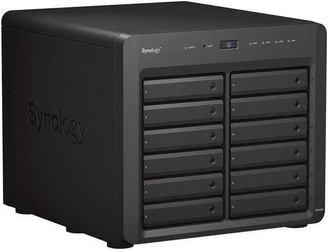 Alt view image 5 of 5 - Synology DiskStation DS2422+ NAS Server with Ryzen 2.2GHz CPU, 32GB Memory, 24TB HDD Storage, 4 x 1GbE LAN Ports, DSM Operating System