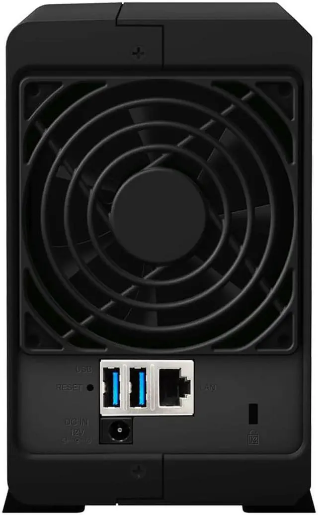 Alt view image 5 of 5 - Synology DiskStation DS218play NAS Server with RTD1296 1.4GHz CPU, 1GB Memory, 8TB SSD Storage, 1 x 1GbE LAN Port, DSM Operating System