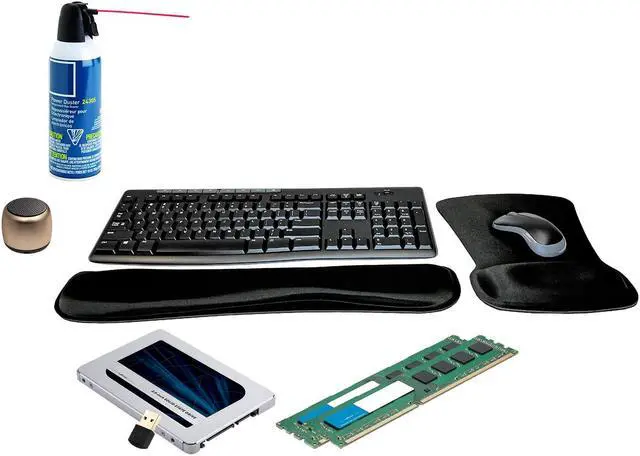 Main image of Micron 500GB SSD Storage Upgrade for OptiPlex 7010 Desktop, SFF, MT, USFF  Modernize & Speed Up PC Setup Bundle with Faster 8GB Memory, Micro Speaker, MK270 Wireless Keyboard & Mouse & Gel Mouse Pads