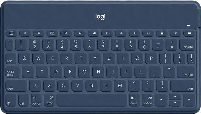 Main image of Logitech Keys-to-Go Super-Slim & Super-Light Bluetooth Keyboard for iPhone, iPad, Mac & Apple TV, Including iPad Air 5th Gen (2022) - Classic Blue