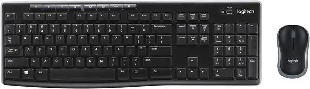 Alt view image 2 of 7 - Logitech MK270 Wireless Keyboard & Mouse Combo Travel Home Office Modern Bundle for PC & Laptop, Pack of 5