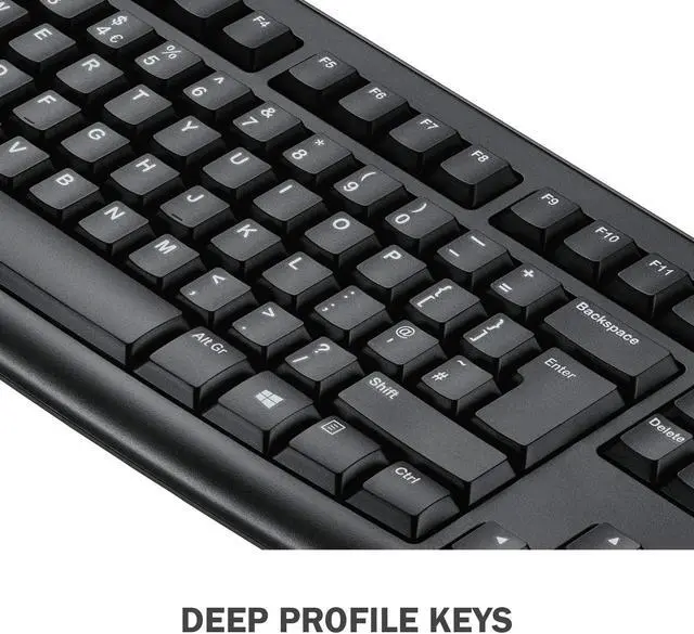 Alt view image 4 of 7 - Logitech MK270 Wireless Keyboard & Mouse Combo Travel Home Office Modern Bundle for PC & Laptop, Pack of 5