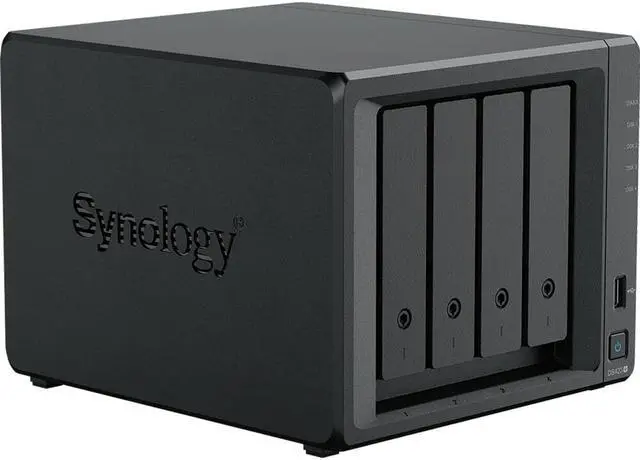 Alt view image 7 of 7 - Synology DiskStation DS423+ NAS Server with Celeron 2.0GHz CPU, 6GB Memory, 80TB HDD Storage, 1TB M.2 NVMe SSD, 2 x 1GbE LAN Ports, DSM Operating System